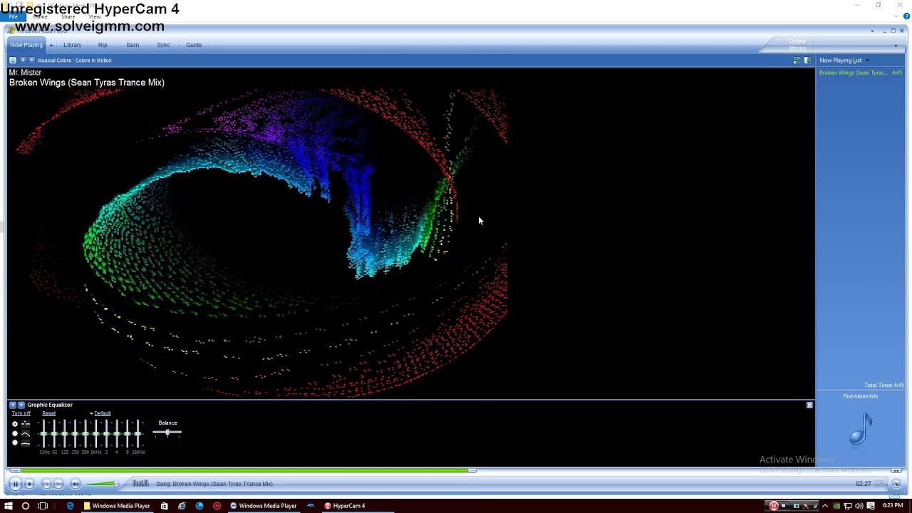 visualizations for windows media player 12