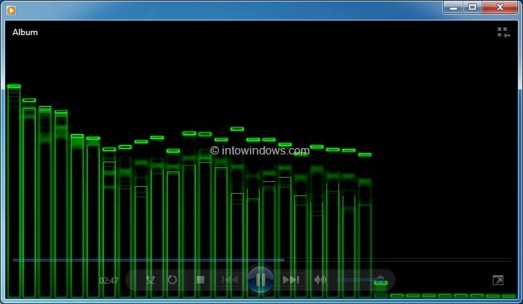 visualizations for windows media player 12